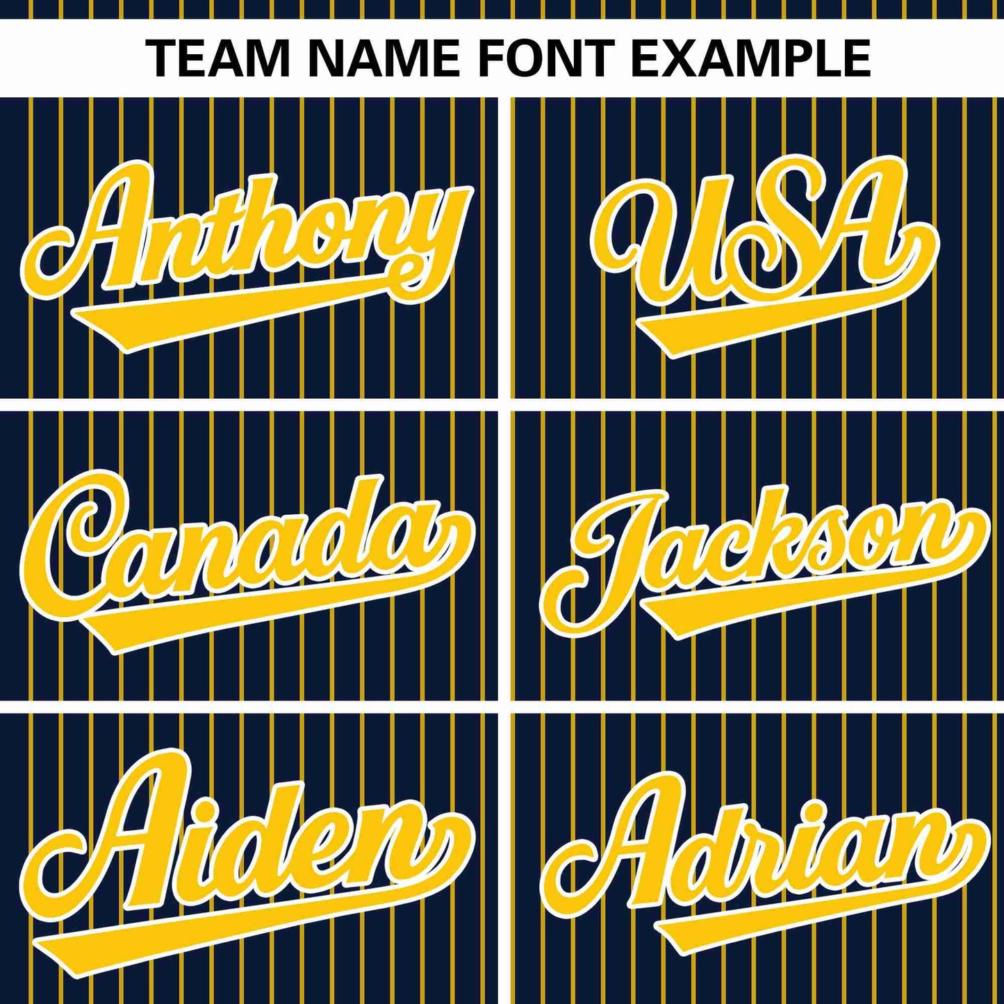 Custom Navy Gold Stripe Fashion Authentic Pullover Baseball Jersey Limited
