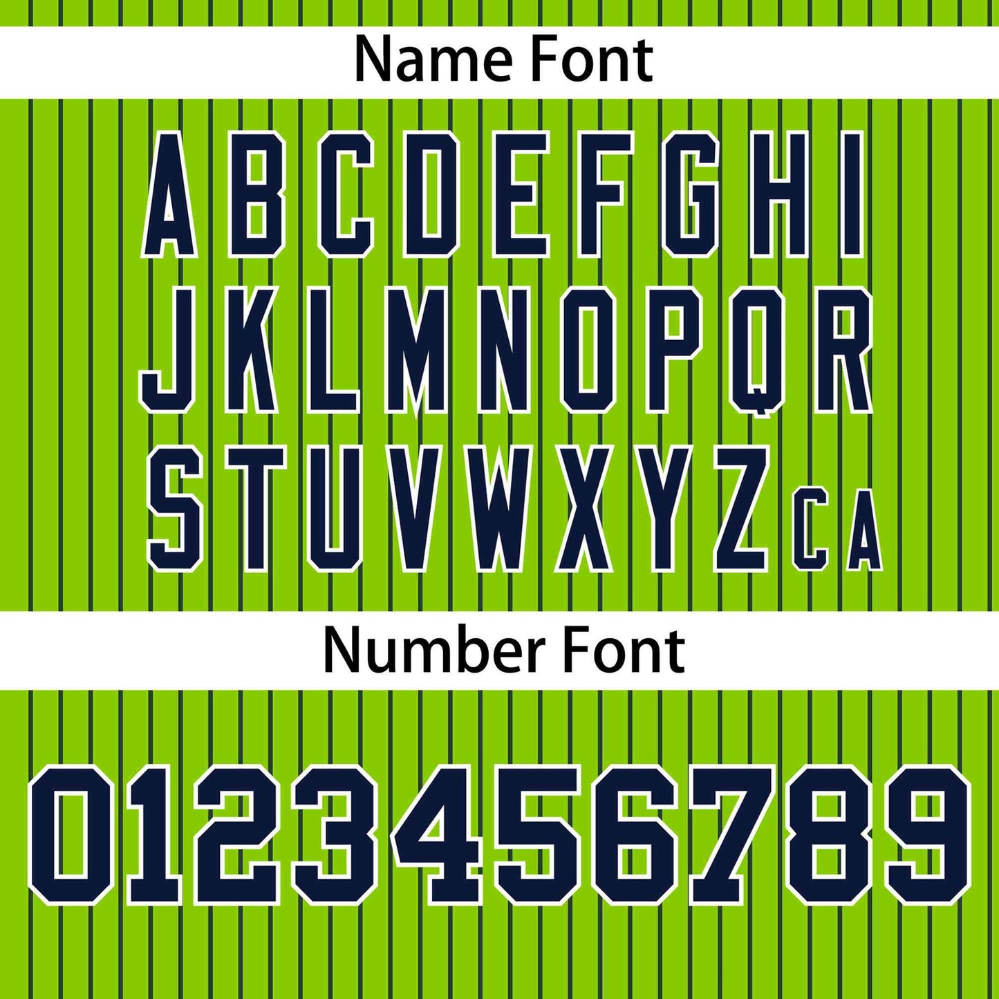 Custom Neon Green Navy Stripe Fashion Authentic Pullover Baseball Jersey Limited