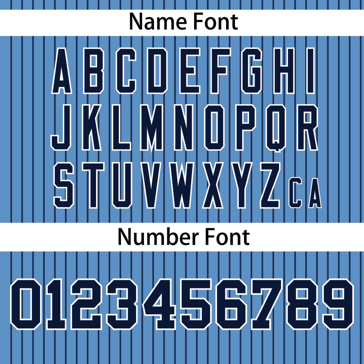 Custom Light Blue Navy Stripe Fashion Authentic Pullover Baseball Jersey Limited