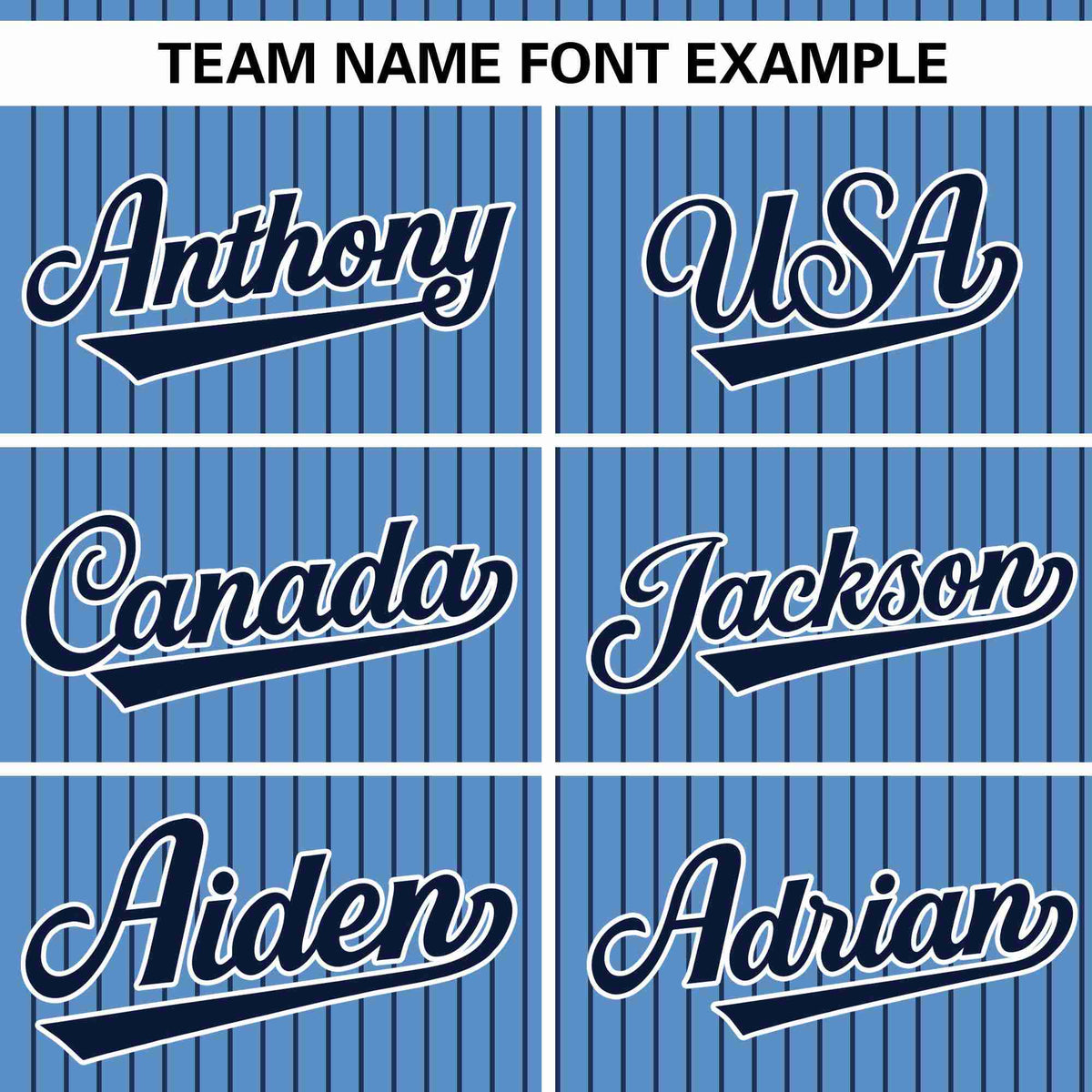 Custom Light Blue Navy Stripe Fashion Authentic Pullover Baseball Jersey Limited