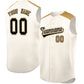 Custom Cream Old Gold Personalized Classic Authentic Sleeveless Baseball Jersey