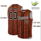 Custom Black Snakeskin Pattern Authentic Sleeveless Baseball Jersey Limited