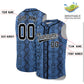Custom Black Snakeskin Pattern Authentic Sleeveless Baseball Jersey Limited