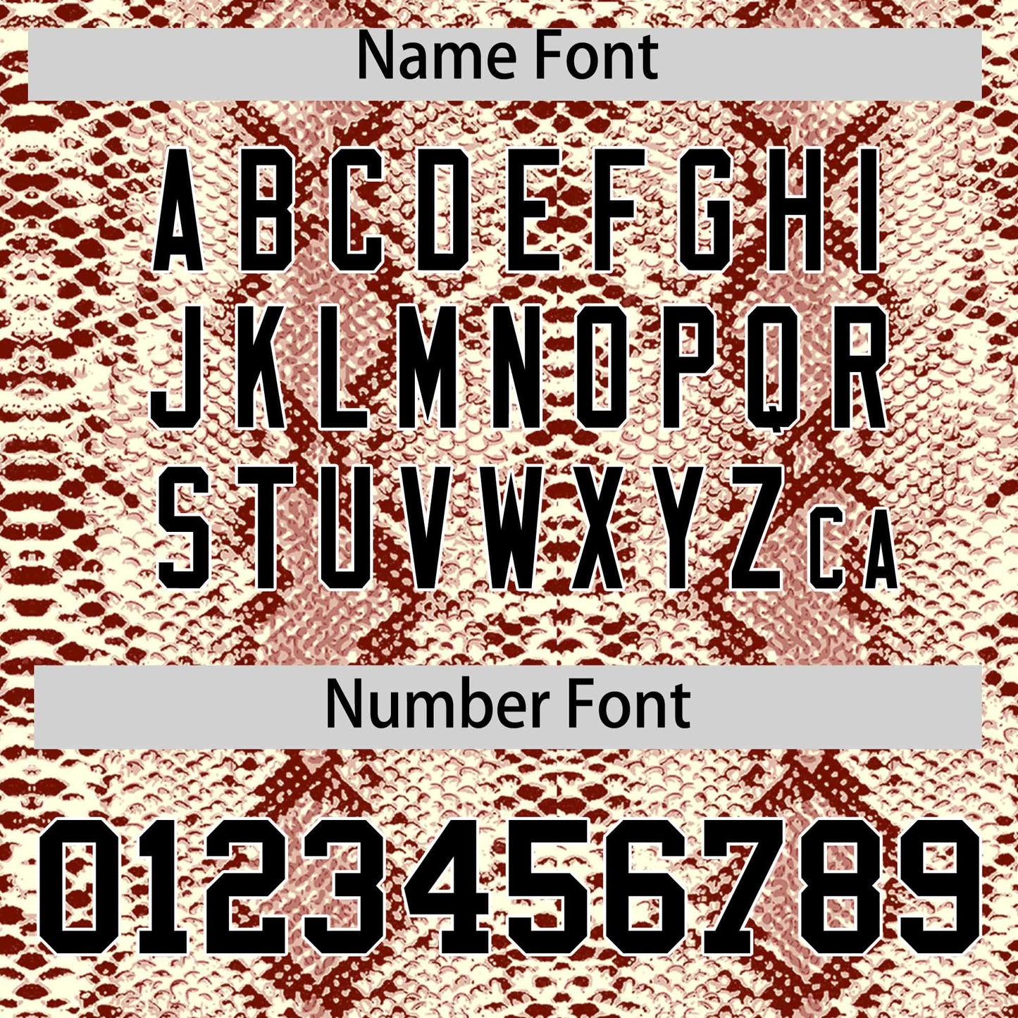 Custom Texas Orange Snakeskin Pattern Authentic Sleeveless Baseball Jersey Limited