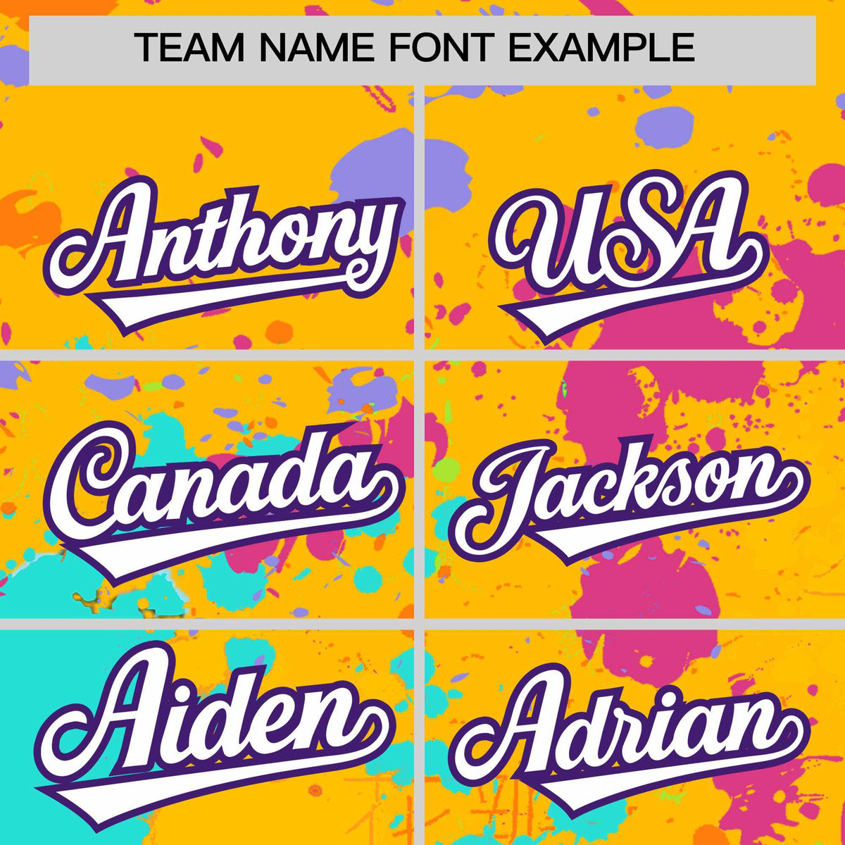 Custom Yellow Graffiti Fashion Baseball Jersey For Women Limited