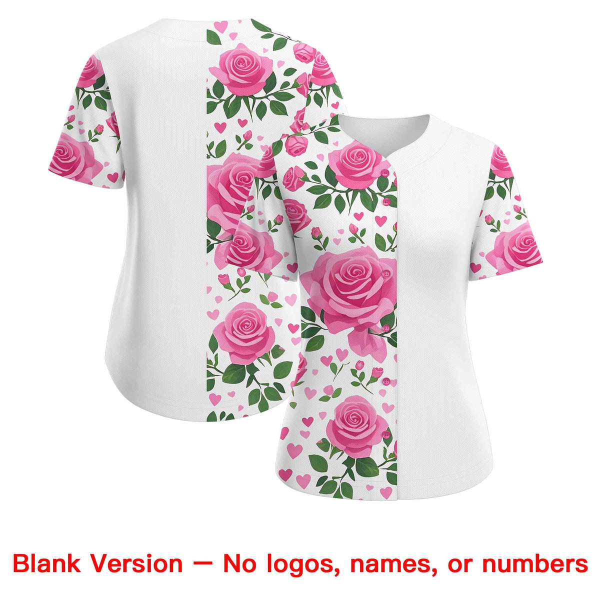 Custom White Black Breast Cancer Awareness Month Pink Ribbon Authentic Baseball Jersey for Women Limited