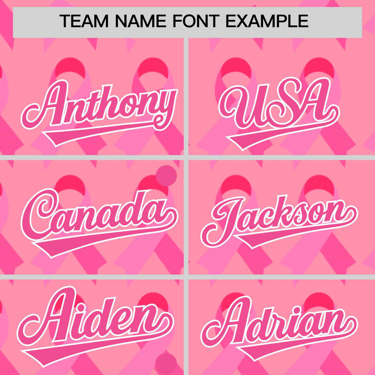 Custom Light Pink Pink Breast Cancer Awareness Month Pink Ribbon Authentic Baseball Jersey for Women Limited