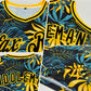Custom Black Black-Gold 3D Pattern Tropical Hawaii Plants Authentic Basketball Jersey Limited
