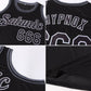 Custom Black Black-Gray Authentic Throwback Basketball Jersey Limited