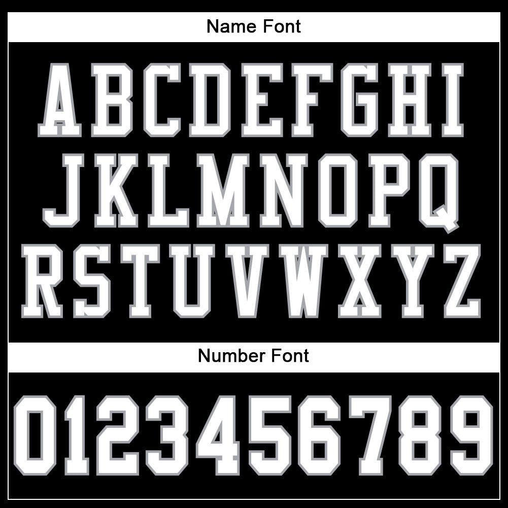 Custom Black White-Gray Mesh Authentic Football Jersey Limited