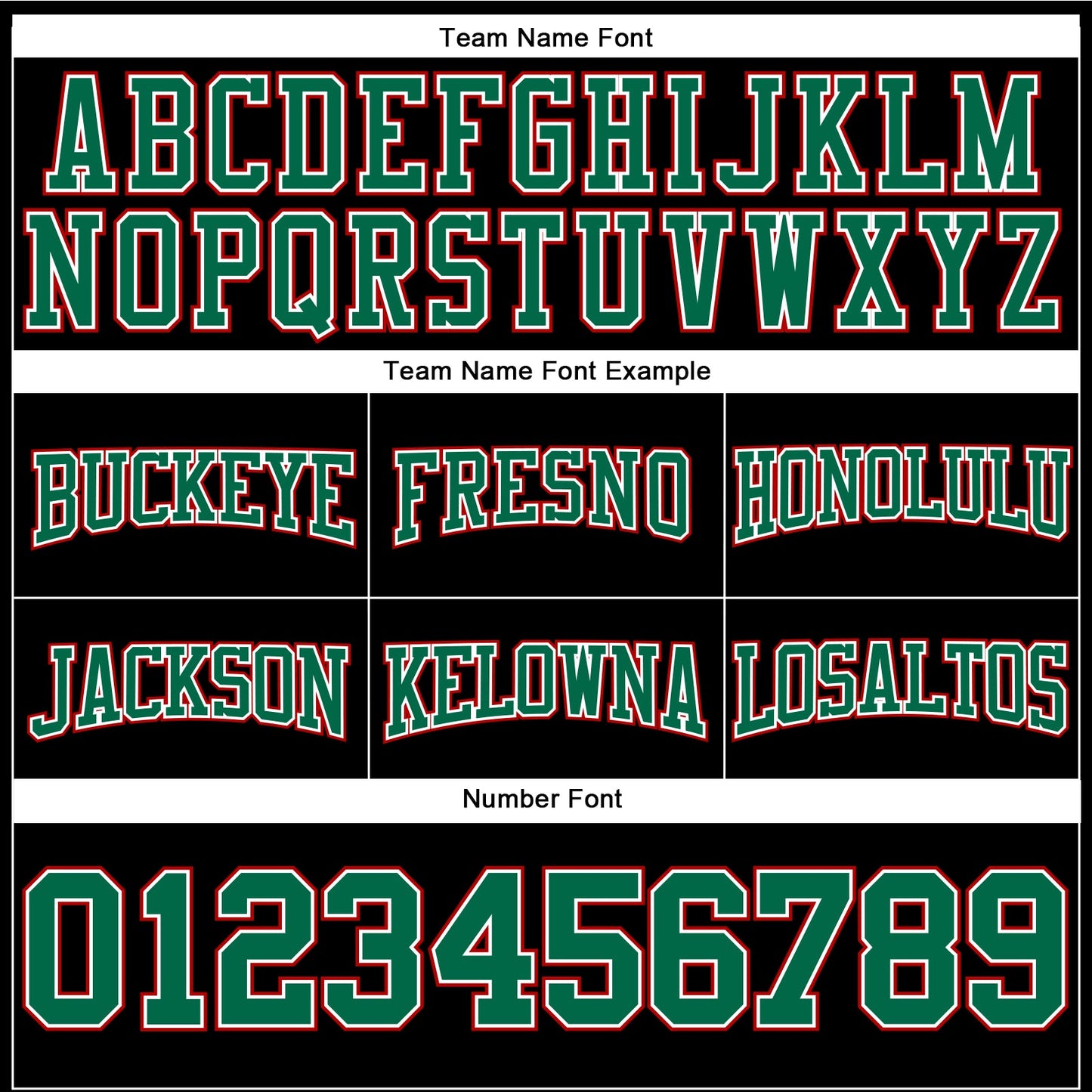 Custom Stitched Black Kelly Green-Red Football Pullover Sweatshirt Hoodie Limited