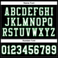 Custom Black White-Grass Green Mesh Authentic Football Jersey Limited