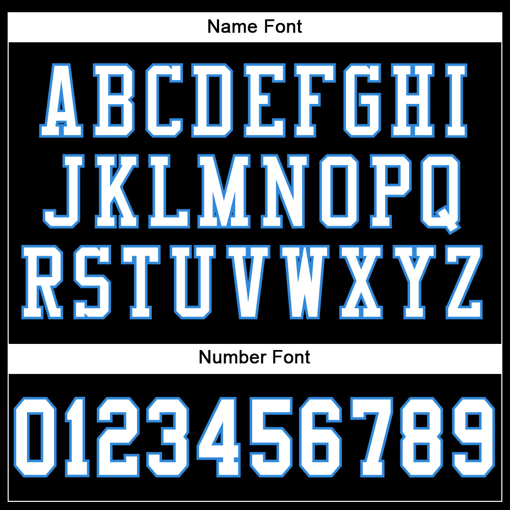 Custom Black White-Electric Blue Mesh Authentic Football Jersey Limited