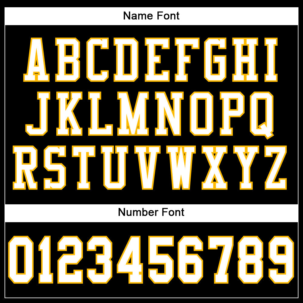 Custom Black White-Gold Mesh Authentic Football Jersey Limited