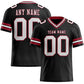 Custom Black White-Cardinal Mesh Authentic Football Jersey Limited