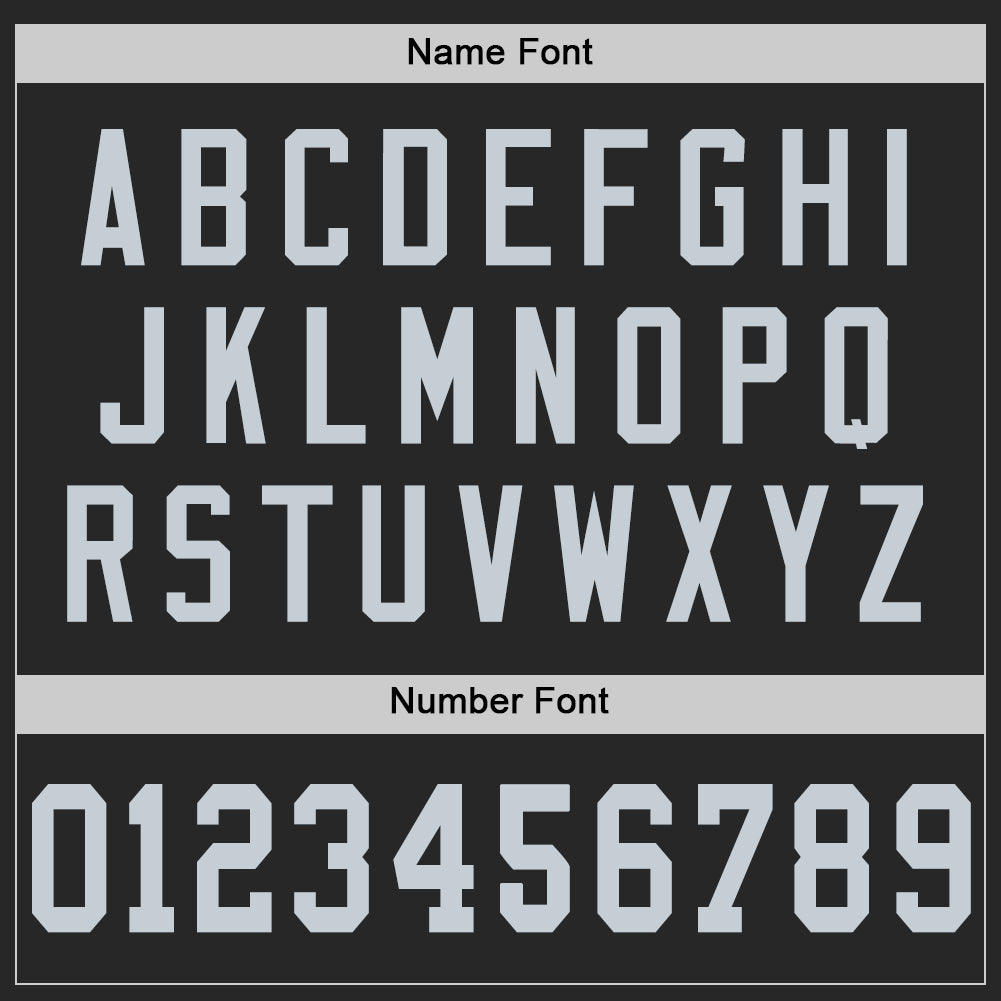 Custom Black Silver-Gray Mesh Authentic Throwback Football Jersey Limited