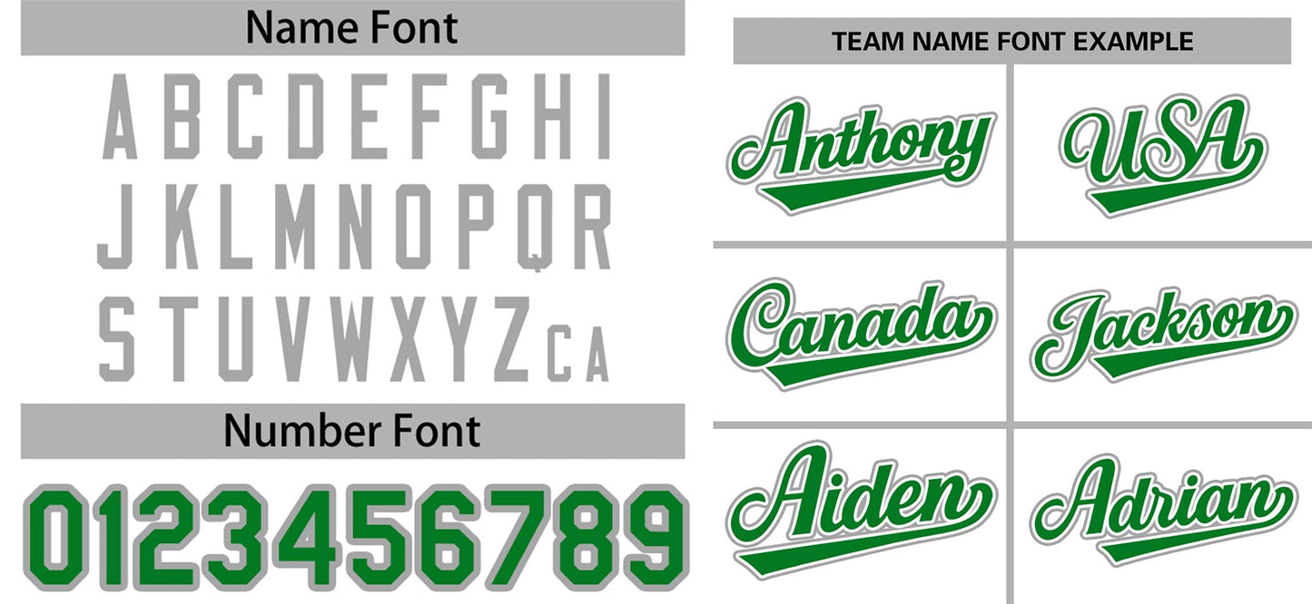 Custom White Green-White Raglan Sleeves Authentic Baseball Jersey Limited