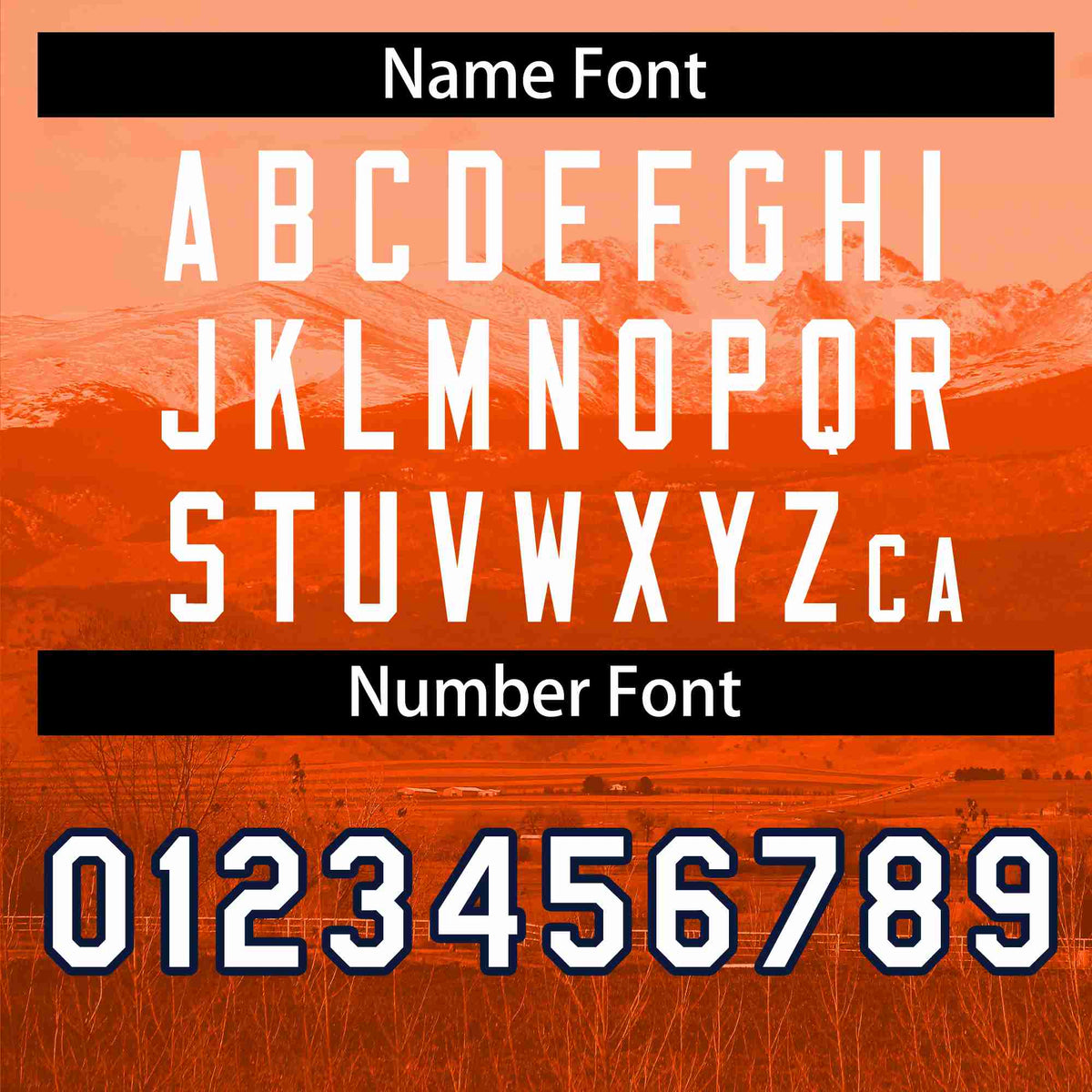 Custom Orange White-Navy Denver City Connect Baseball Jersey Limited