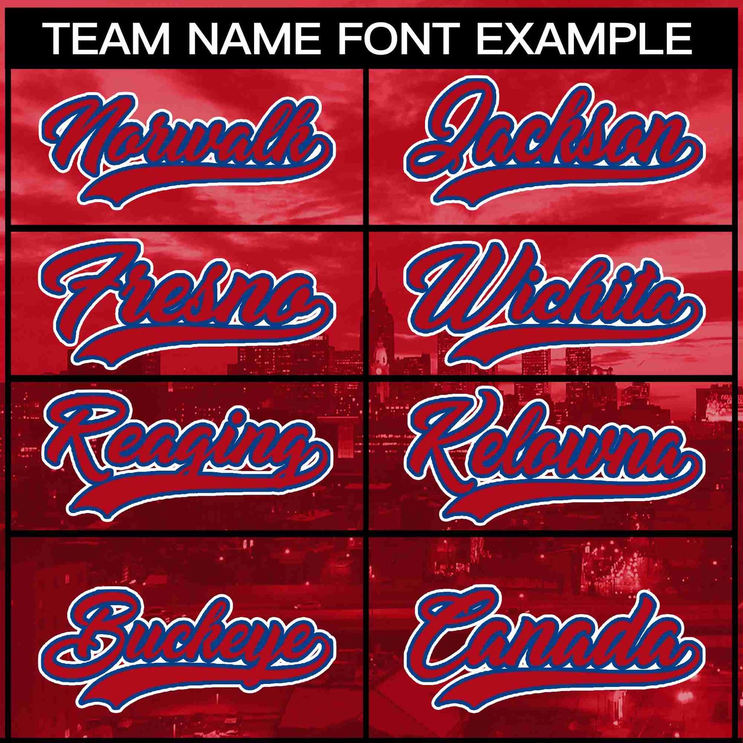 Custom Red Red-Royal Philadelphia City Connect Baseball Jersey Limited