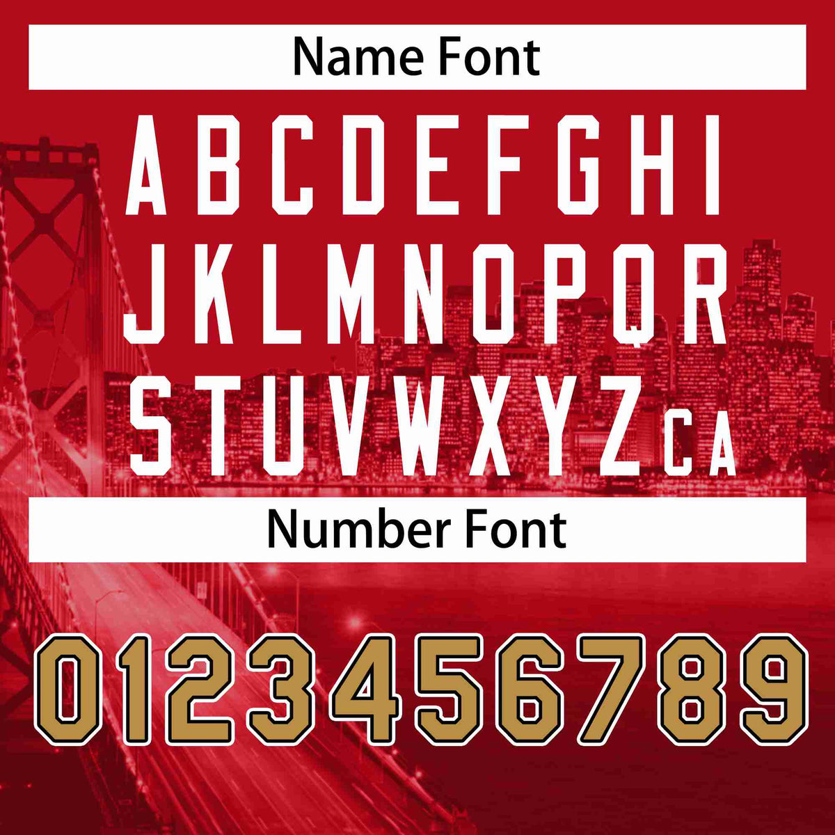 Custom Red Old Gold-Black San Francisco City Connect Baseball Jersey Limited