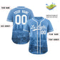 Custom Powder Blue White-Powder Blue Los Angeles City Connect Baseball Jersey Limited