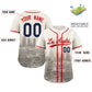 Custom Cream Red-Khaki Los Angeles City Connect Baseball Jersey Limited