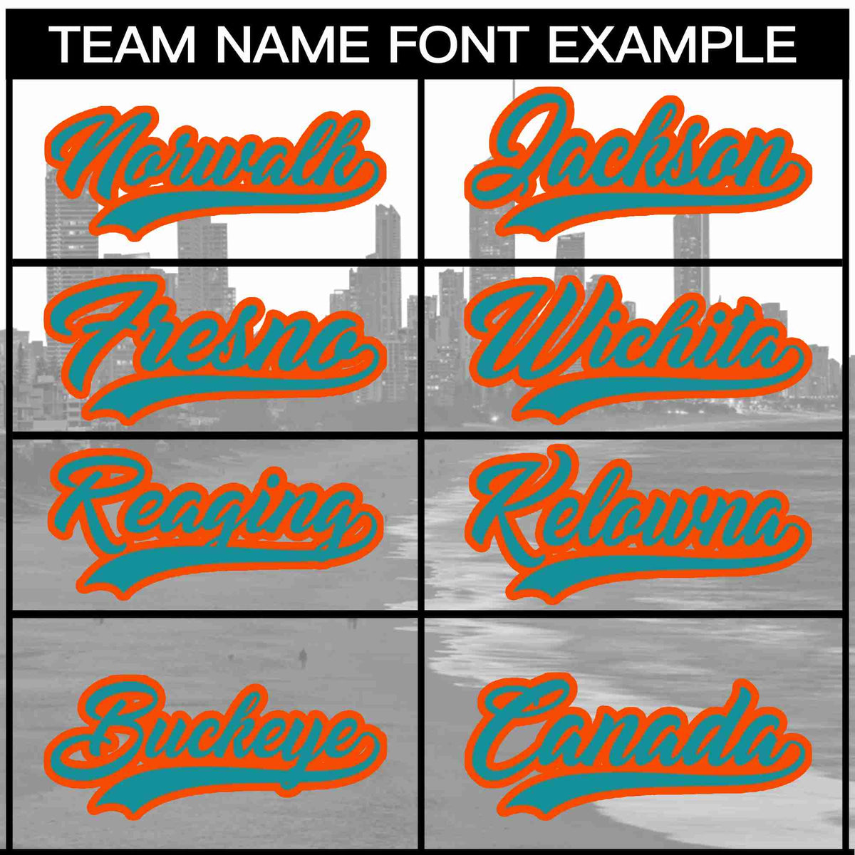 Custom White Aqua-Orange Miami City Connect Baseball Jersey Limited