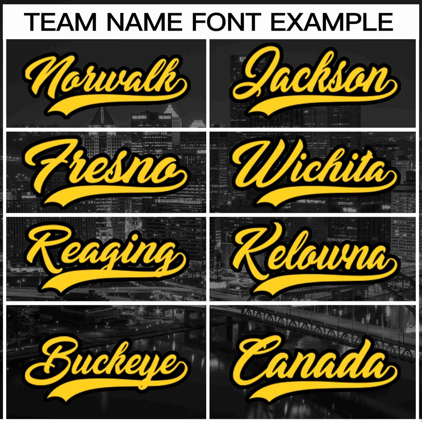 Custom Black Yellow-Black Pittsburgh City Connect Baseball Jersey Limited