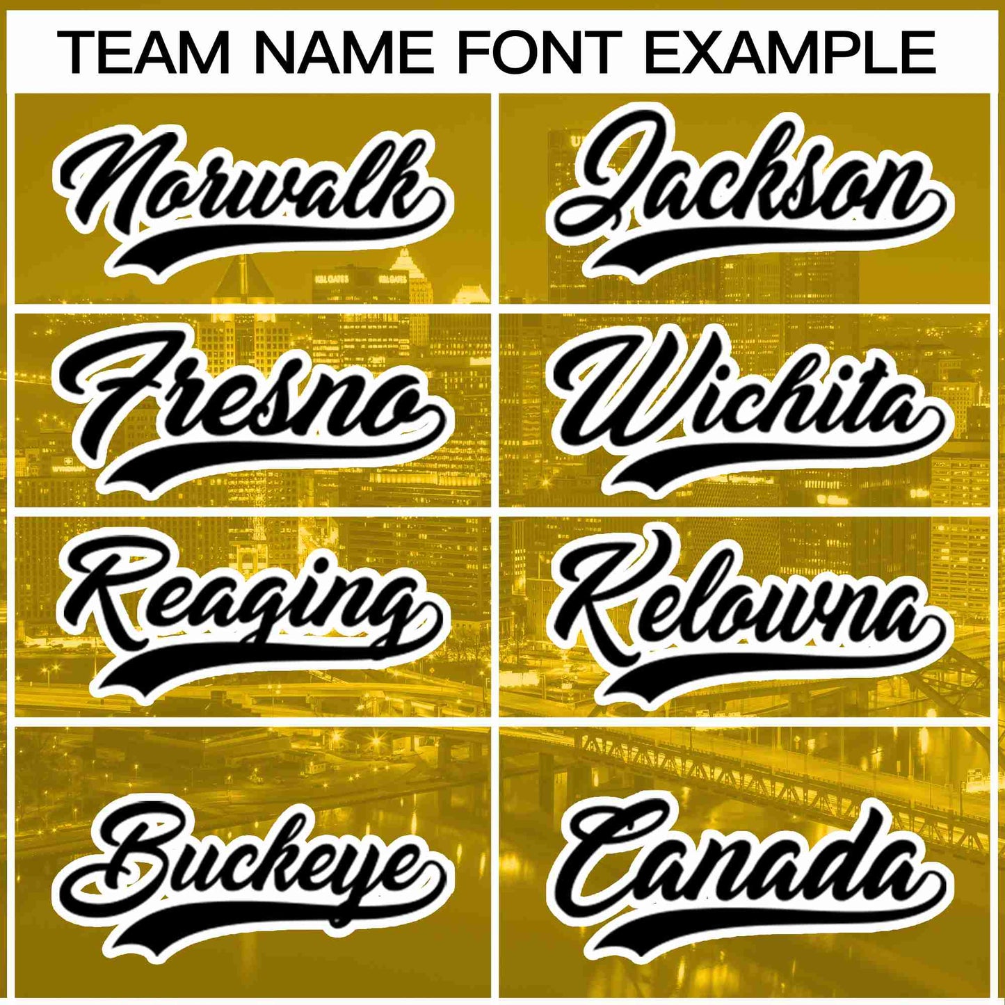 Custom Yellow Black-White Pittsburgh City Connect Baseball Jersey Limited