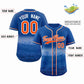 Custom Royal Orange-White Denver City Connect Baseball Jersey Limited