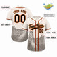 Custom Cream Black-Old Gold San Francisco City Connect Baseball Jersey Limited