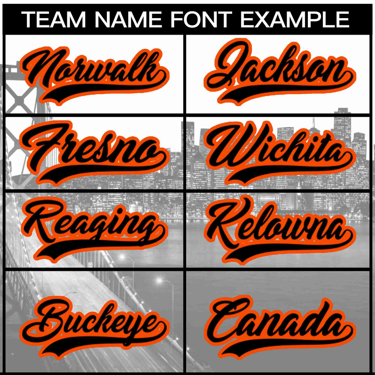 Custom White Black-Orange San Francisco City Connect Baseball Jersey Limited