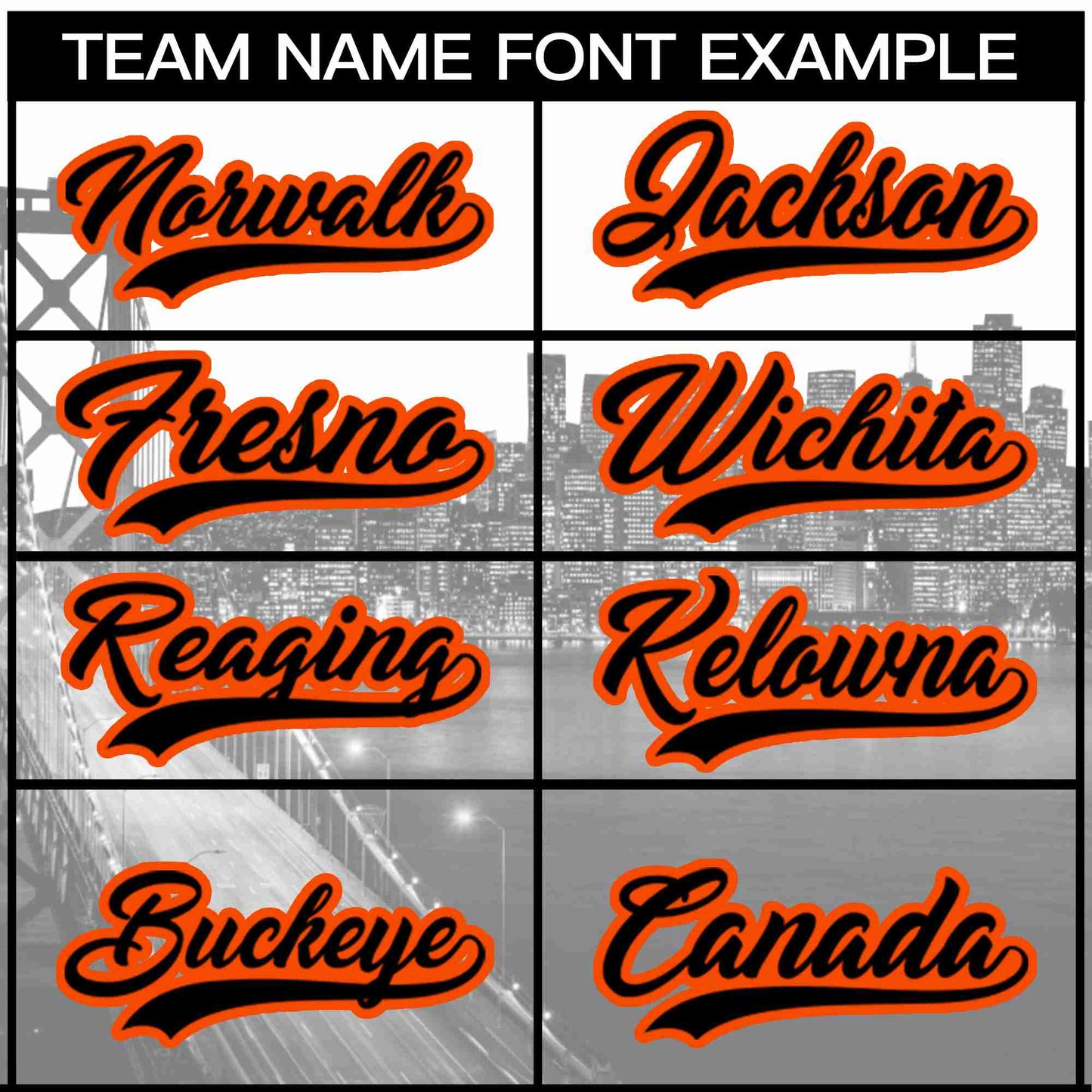 Custom White Black-Orange San Francisco City Connect Baseball Jersey Limited