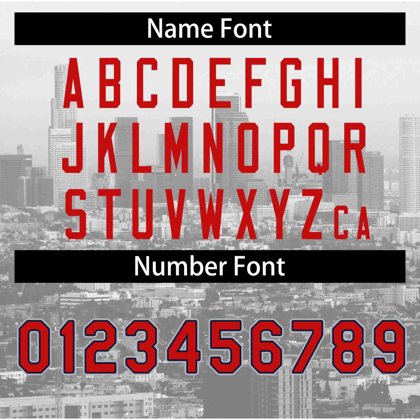 Custom White Red-Navy Los Angeles City Connect Baseball Jersey Limited