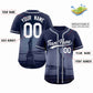Custom Navy White-Navy New York City Connect Baseball Jersey Limited