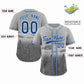 Custom Gray Royal-White Chicago City Connect Baseball Jersey Limited
