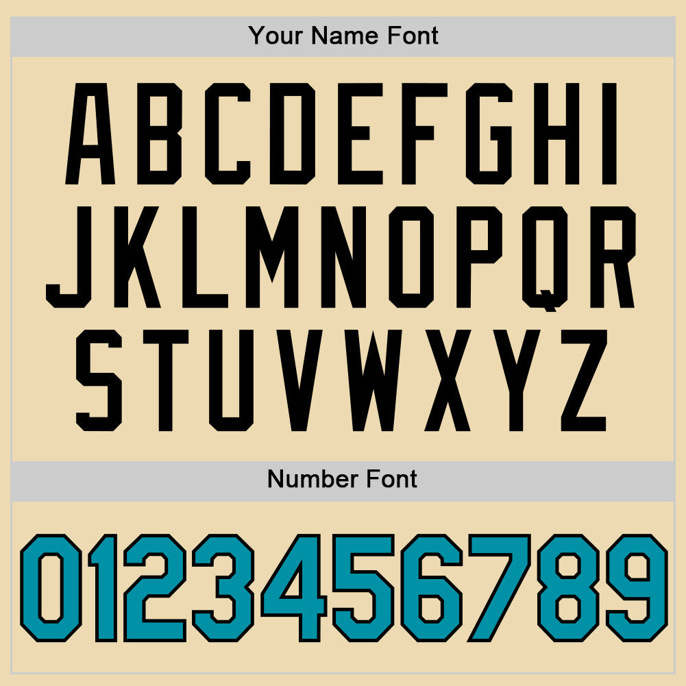 Custom Cream Teal-Black Authentic Throwback Basketball Jersey Limited