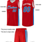 Custom Red Blue-White Classic Sets Sports Uniform Basketball Jersey Limited