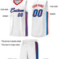 Custom White Blue-Red Classic Sets Sports Uniform Basketball Jersey Limited