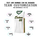 Custom White Green-Old Gold Classic Sets Sports Uniform Basketball Jersey Limited