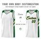 Custom White Green-Old Gold Classic Sets Sports Uniform Basketball Jersey Limited