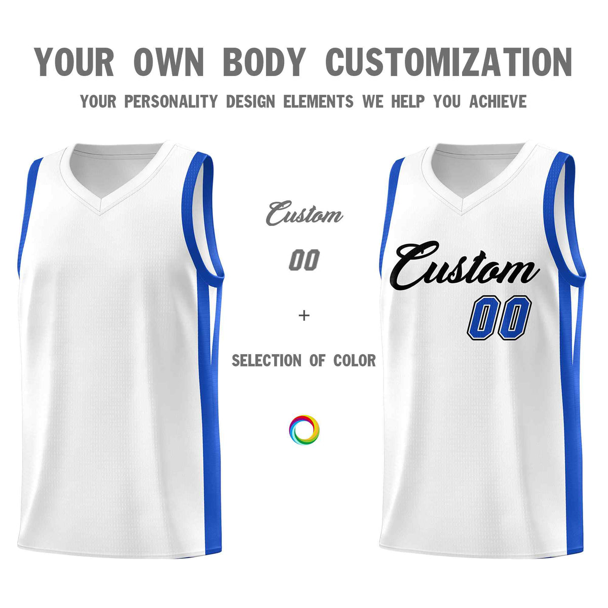 Custom White Black Classic Sets Sports Uniform Basketball Jersey Limited