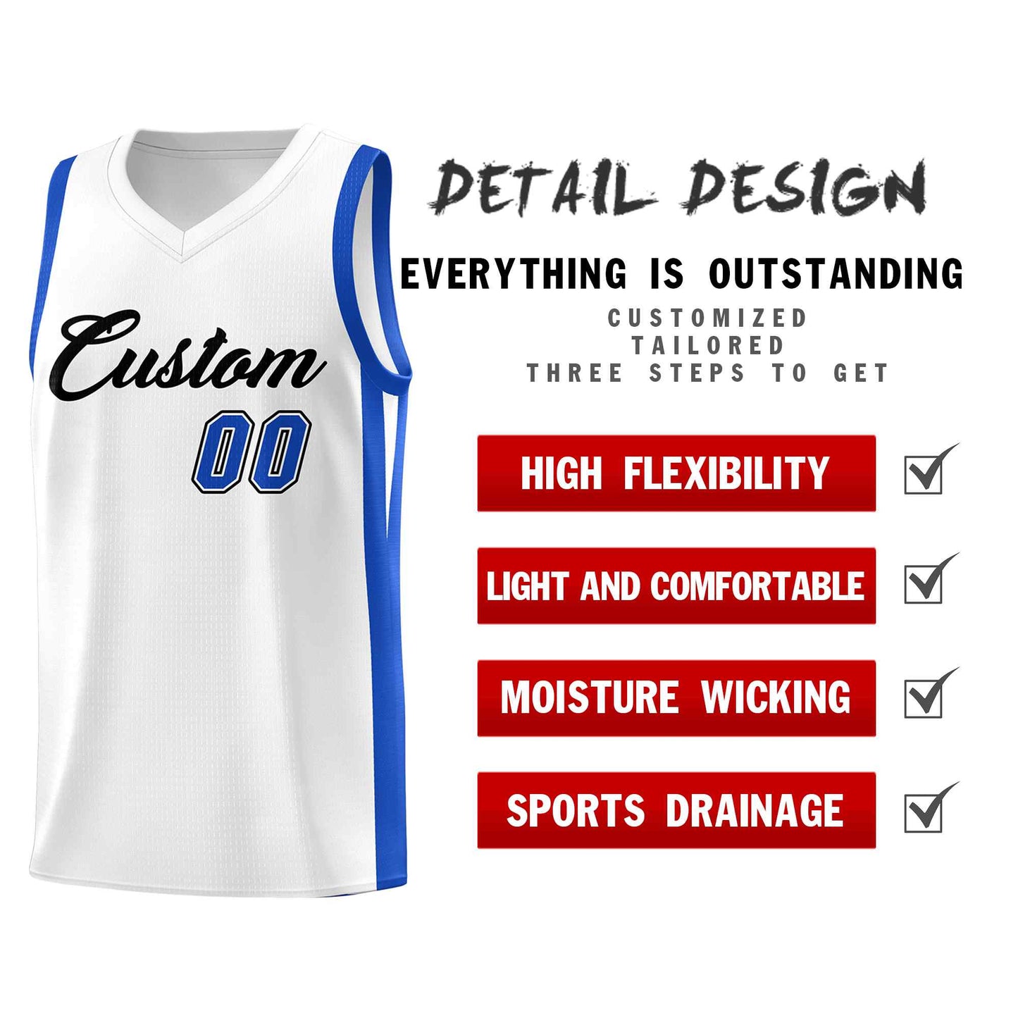Custom White Black Classic Sets Sports Uniform Basketball Jersey Limited