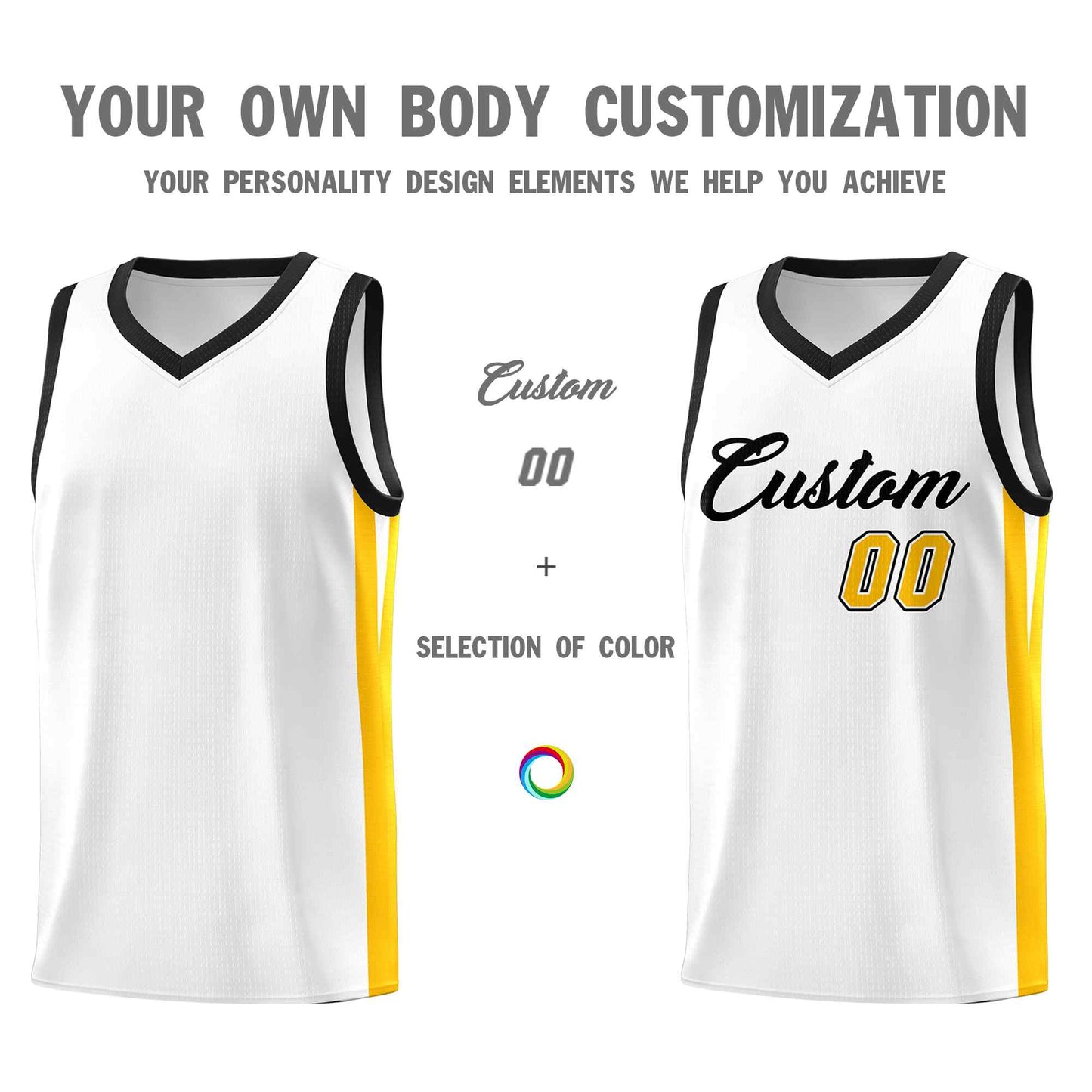 Custom White Black Classic Sets Sports Uniform Basketball Jersey Limited
