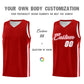 Custom Red White Classic Tops Fashion Sportwear Basketball Jersey Limited