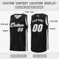 Custom Black White-Classic Tops Mesh Sport Basketball Jersey Limited