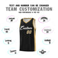 Custom Black White Classic Tops Outdoor Sports Basketball Jersey Limited