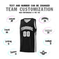 Custom Black White-Black Classic Sets Sports Uniform Basketball Jersey Limited