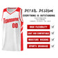 Custom White Red-Pink Classic Sets Sports Uniform Basketball Jersey Limited