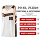Custom White Black-Orange Classic Sets Sports Uniform Basketball Jersey Limited